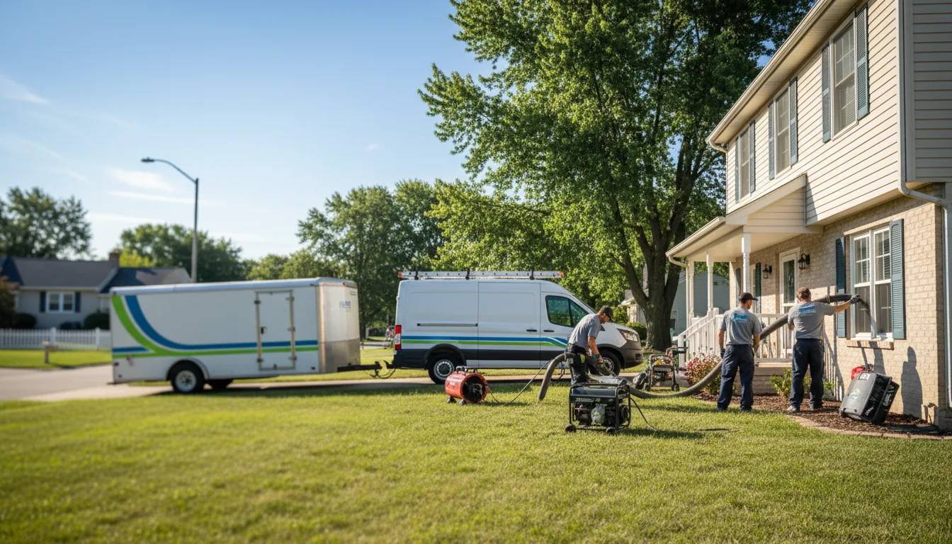 Flooded Basement Restoration And Cleanup With Repair in Golden Gate, IL near me